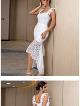 Load image into Gallery viewer, New Spaghetti Strap Lace Sleeveless Party Bandage Dress