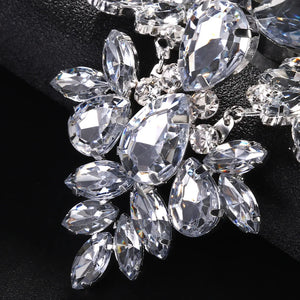 Oversize Rhinestone Earrings