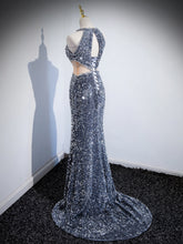 Load image into Gallery viewer, Glittering Mermaid Evening Dress