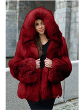 Load image into Gallery viewer, Faux Fur Warm Coat