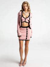 Load image into Gallery viewer, Elegant Pink Bandage Three Piece Set