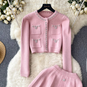 Pearls Knit Suit