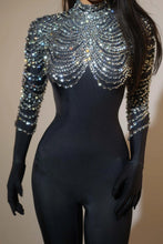 Load image into Gallery viewer, High Street Rhinestones Jumpsuit