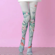 Load image into Gallery viewer, Retro Oil Painting Printed Tights