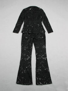 Designer Runway Suit Set