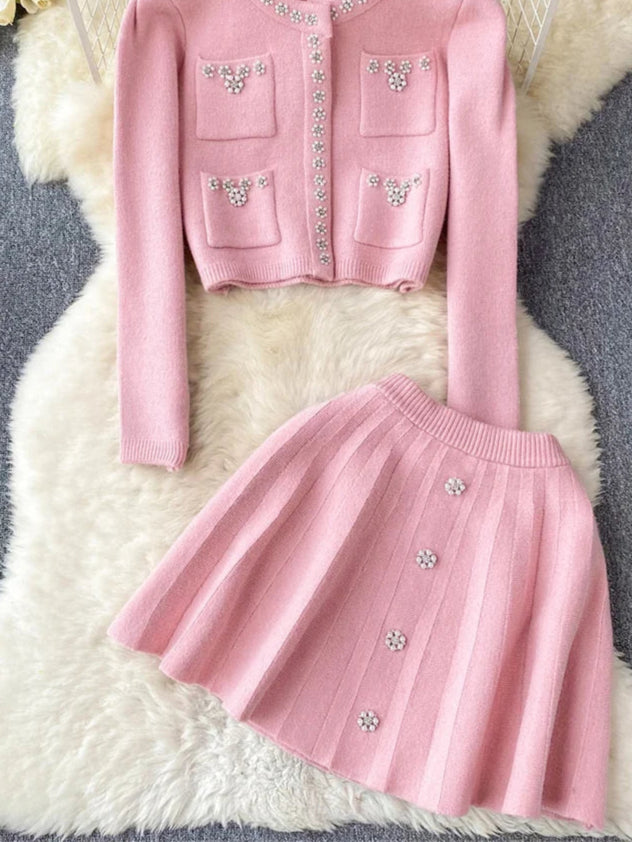 Pearls Knit Suit