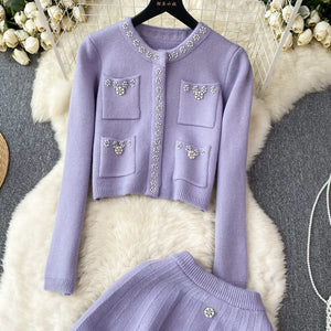 Pearls Knit Suit