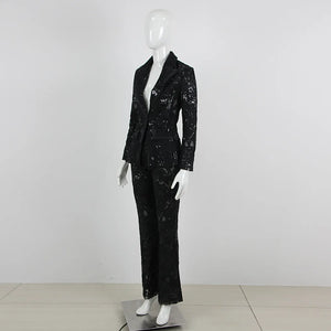 Designer Runway Suit Set