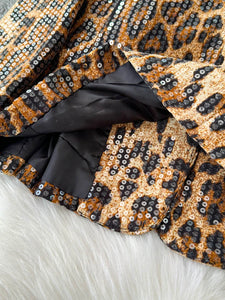 Leopard Temperament Blazer