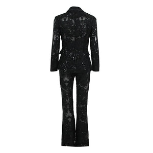 Designer Runway Suit Set