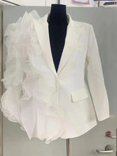 Load image into Gallery viewer, Spliced Ruffles Elegant Blazer