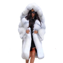 Load image into Gallery viewer, Faux Fur Warm Coat