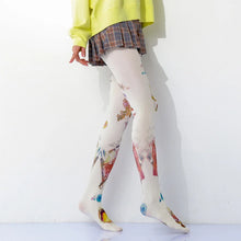 Load image into Gallery viewer, Retro Oil Painting Printed Tights