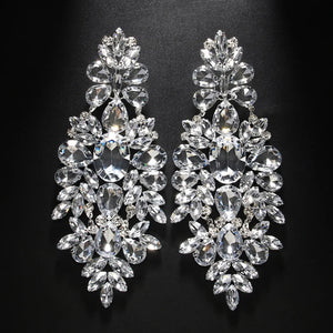 Oversize Rhinestone Earrings