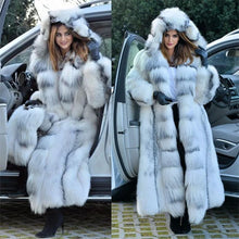 Load image into Gallery viewer, Faux Fur Warm Coat