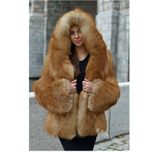 Load image into Gallery viewer, Faux Fur Warm Coat