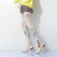 Load image into Gallery viewer, Retro Oil Painting Printed Tights