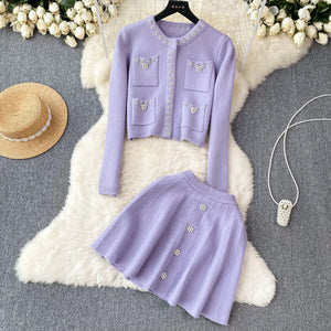 Pearls Knit Suit