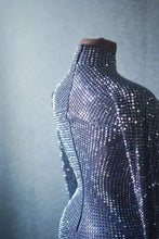 Load image into Gallery viewer, Sparkly Long Sleeve Crystal Rompers