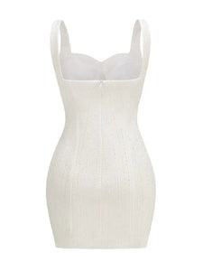 Luxury Designer White Pearl Studded Tank