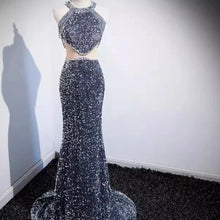 Load image into Gallery viewer, Glittering Mermaid Evening Dress