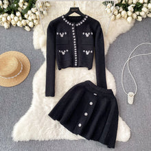 Load image into Gallery viewer, Pearls Knit Suit