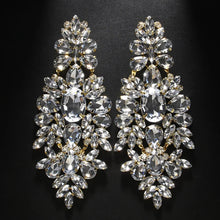 Load image into Gallery viewer, Oversize Rhinestone Earrings