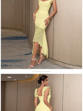 Load image into Gallery viewer, New Spaghetti Strap Lace Sleeveless Party Bandage Dress