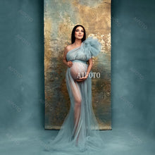 Load image into Gallery viewer, One Shoulder Maternity Dress