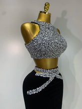 Load image into Gallery viewer, Sparkly Crystal Bodycon Long Dress