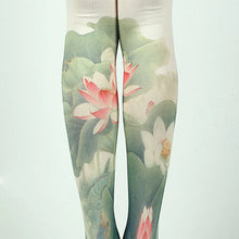 Load image into Gallery viewer, Retro Oil Painting Printed Tights