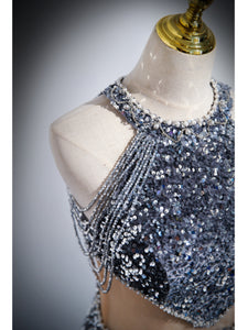 Glittering Mermaid Evening Dress