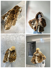 Load image into Gallery viewer, Leopard Print Faux Fur Coat