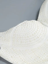 Load image into Gallery viewer, Luxury Designer White Pearl Studded Tank