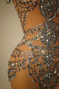 sparkle rhinestones bodysuit