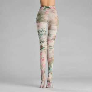 Retro Oil Painting Printed Tights