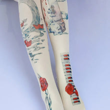 Load image into Gallery viewer, Retro Oil Painting Printed Tights