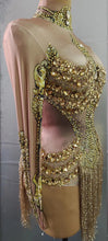 Load image into Gallery viewer, Sparkly Gold Rhinestones