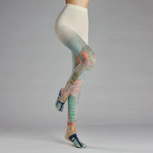 Retro Oil Painting Printed Tights