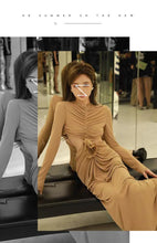 Load image into Gallery viewer, Hollow-out Midriff Dress