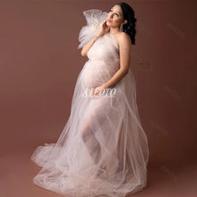 Load image into Gallery viewer, One Shoulder Maternity Dress