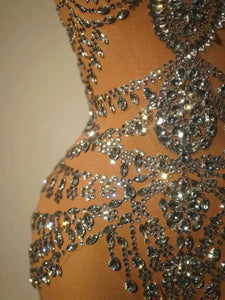 sparkle rhinestones bodysuit