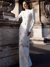 Load image into Gallery viewer, Luxurious Crystal Diamonds Beaded  Dress