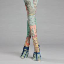 Load image into Gallery viewer, Retro Oil Painting Printed Tights