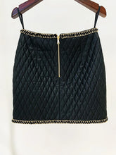 Load image into Gallery viewer, HIGH STREET  Leather Chains Embellished Mini Skirt