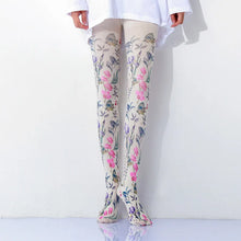 Load image into Gallery viewer, Retro Oil Painting Printed Tights