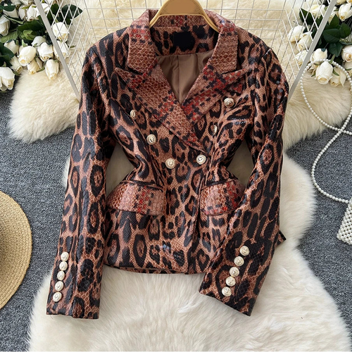 Leopard Vintage Blazer