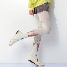 Load image into Gallery viewer, Retro Oil Painting Printed Tights