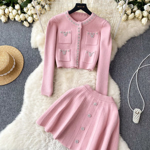 Pearls Knit Suit