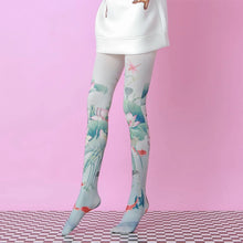 Load image into Gallery viewer, Retro Oil Painting Printed Tights